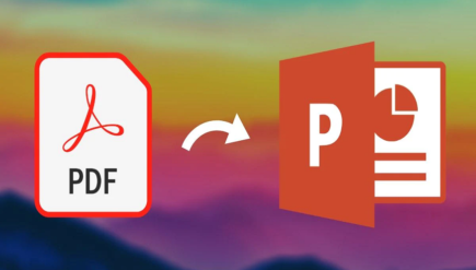 convert PDF to PPT