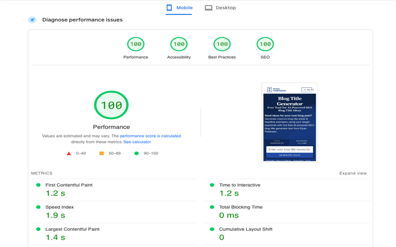 Website Performance